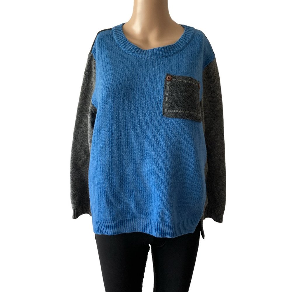 May Queen Vintage Color Block Size S-M Sweater